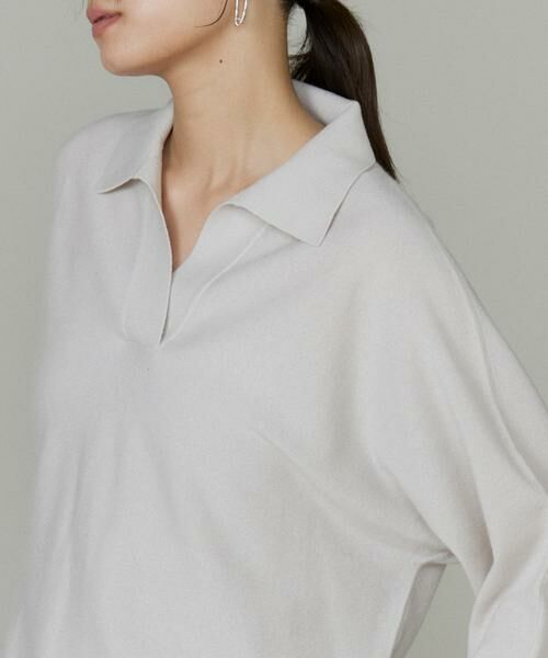 INED / イネド ニット・セーター | ポロ衿ドルマンニット　 | 詳細13