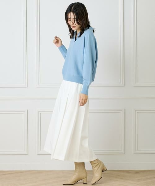 INED / イネド ニット・セーター | ポロ衿ドルマンニット　 | 詳細3