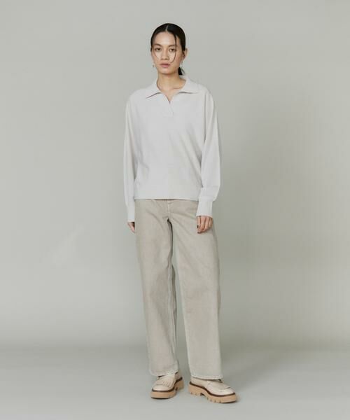 INED / イネド ニット・セーター | ポロ衿ドルマンニット　 | 詳細4