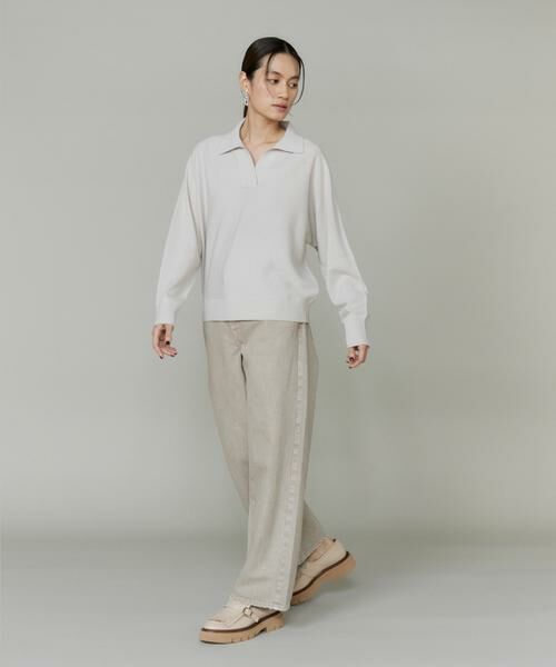 INED / イネド ニット・セーター | ポロ衿ドルマンニット　 | 詳細5