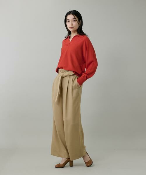 INED / イネド ニット・セーター | ポロ衿ドルマンニット　 | 詳細8