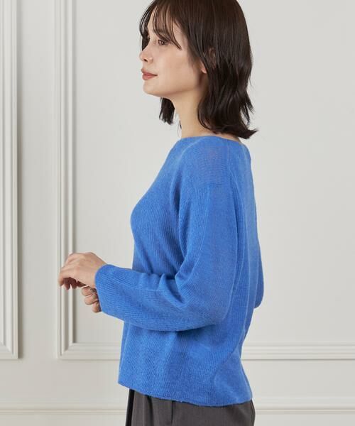 INED / イネド ニット・セーター | アルパカ混 片畦ボートネックプルオーバー | 詳細15