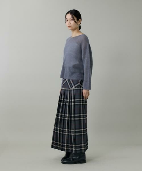 INED / イネド ニット・セーター | アルパカ混 片畦ボートネックプルオーバー | 詳細3