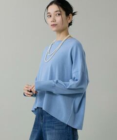 INED / イネド ニット・セーター | 《大きいサイズ》クルーネックプルオーバーニット