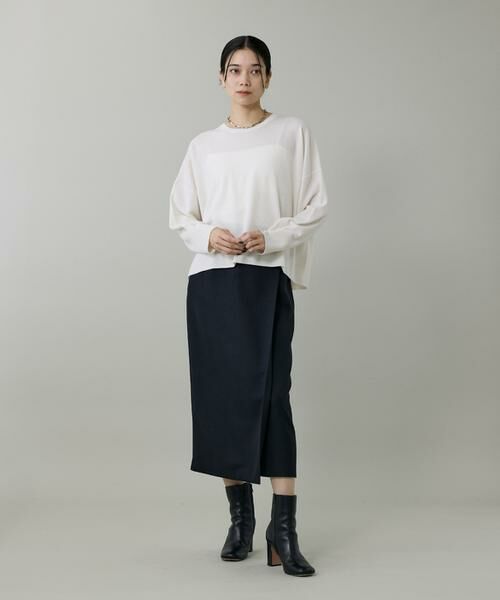 INED / イネド ニット・セーター | 《大きいサイズ》クルーネックプルオーバーニット | 詳細2