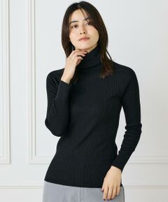 INED / イネド ニット・セーター | 《大きいサイズ》リブタートルニット《Cuoo》