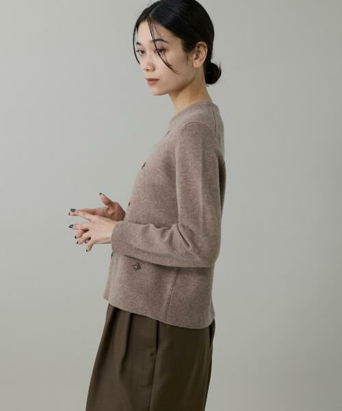 INED / イネド ニット・セーター | 《大きいサイズ》クルーネックビジュー風刺繍ニット | 詳細11