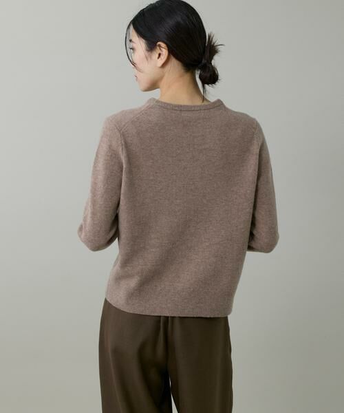 INED / イネド ニット・セーター | 《大きいサイズ》クルーネックビジュー風刺繍ニット | 詳細12