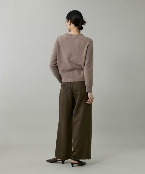 INED / イネド ニット・セーター | 《大きいサイズ》クルーネックビジュー風刺繍ニット | 詳細5