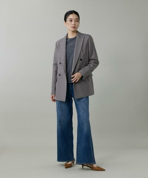 INED / イネド ニット・セーター | 《大きいサイズ》クルーネックビジュー風刺繍ニット | 詳細8