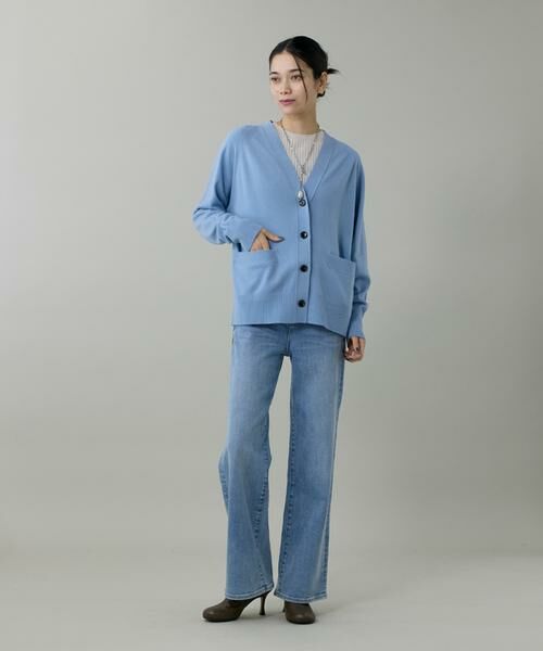 INED / イネド カーディガン・ボレロ | Vネックカーディガン | 詳細3