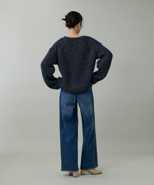 INED / イネド カーディガン・ボレロ | 片畦クルーネックカーディガン | 詳細5