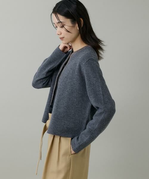 INED / イネド カーディガン・ボレロ | クルーネックカーディガン | 詳細12