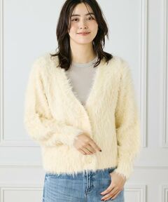 INED / イネド カーディガン・ボレロ | Vネックファーカーディガン《YVON》