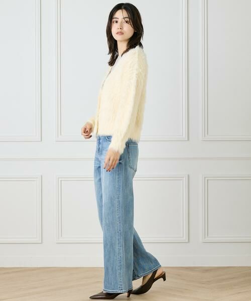 INED / イネド カーディガン・ボレロ | Vネックファーカーディガン《YVON》 | 詳細3