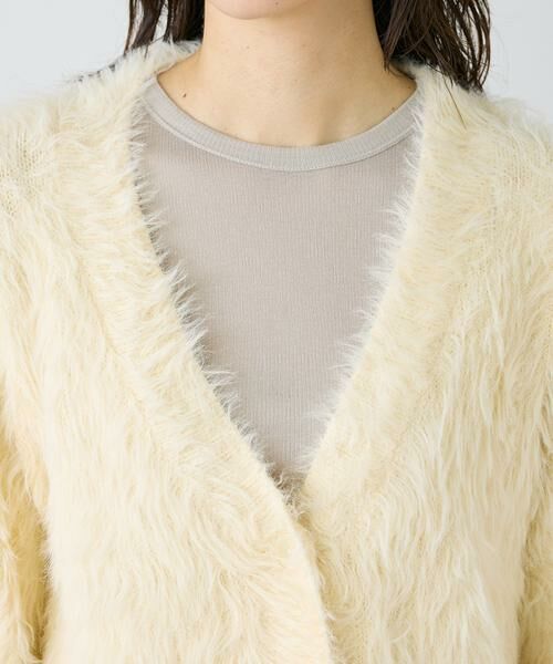 INED / イネド カーディガン・ボレロ | Vネックファーカーディガン《YVON》 | 詳細9