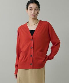 INED / イネド カーディガン・ボレロ | 《大きいサイズ》Vネックカーディガン