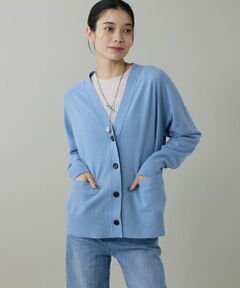 INED / イネド カーディガン・ボレロ | 《大きいサイズ》Vネックカーディガン