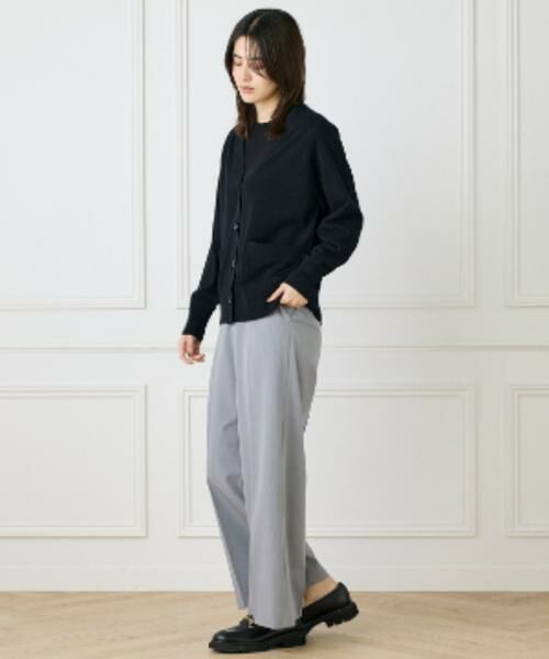 INED / イネド カーディガン・ボレロ | 《大きいサイズ》Vネックカーディガン | 詳細12