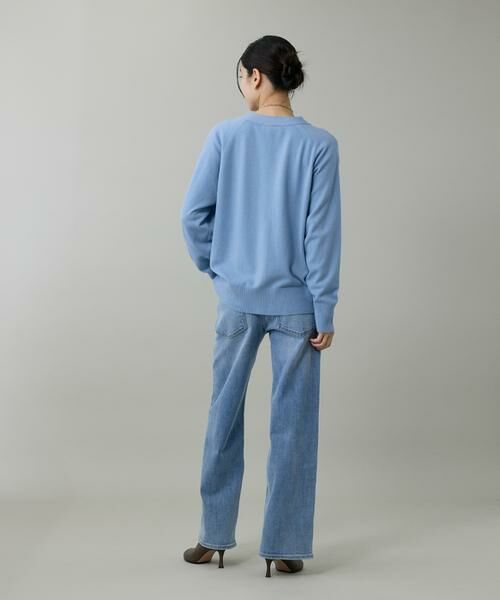 INED / イネド カーディガン・ボレロ | 《大きいサイズ》Vネックカーディガン | 詳細4