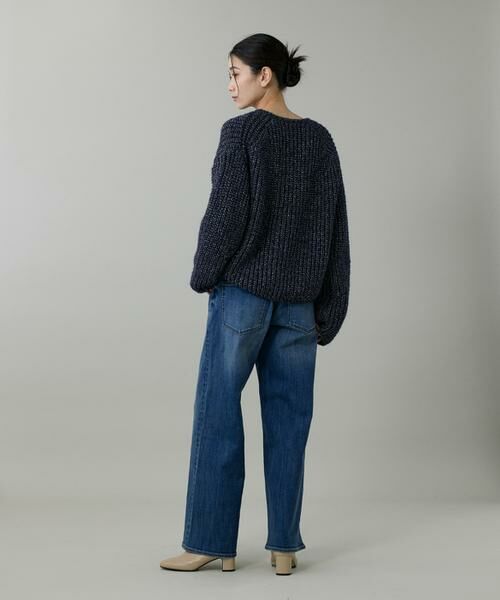 INED / イネド カーディガン・ボレロ | 《大きいサイズ》片畦クルーネックカーディガン | 詳細4
