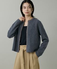 INED / イネド カーディガン・ボレロ | 《大きいサイズ》クルーネックカーディガン