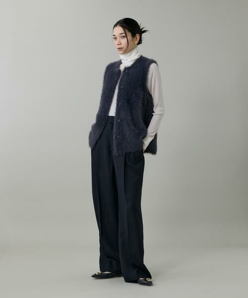 INED / イネド ベスト | フェザーヤーンニットジレ | 詳細7