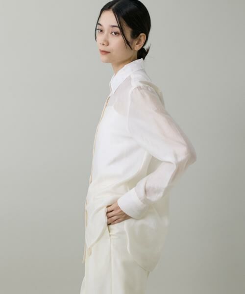 INED / イネド シャツ・ブラウス | ラメドットブラウス | 詳細11