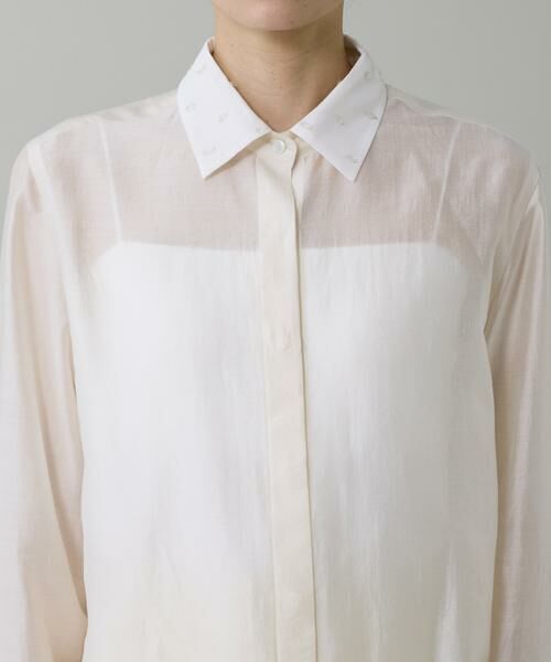 INED / イネド シャツ・ブラウス | ラメドットブラウス | 詳細13