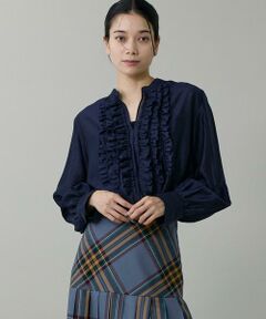 INED / イネド シャツ・ブラウス | 《大きいサイズ》ラッフルブラウス