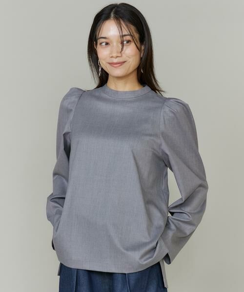 INED / イネド シャツ・ブラウス | 《大きいサイズ》盛り袖ブラウス《三尋木奈保コラボ・Oggi12月号掲載》 | 詳細2