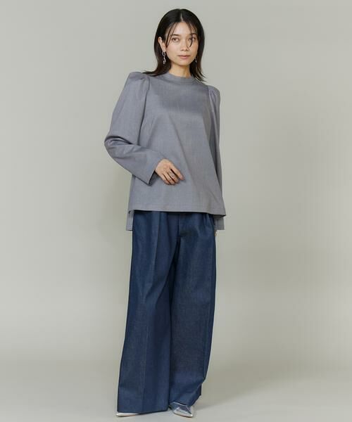 INED / イネド シャツ・ブラウス | 《大きいサイズ》盛り袖ブラウス《三尋木奈保コラボ・Oggi12月号掲載》 | 詳細5