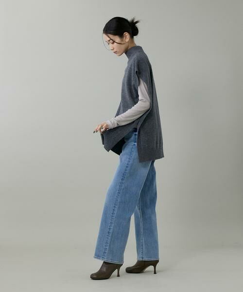 INED / イネド マフラー・ショール・スヌード・ストール | 2WAYハイネックニットジレ | 詳細10