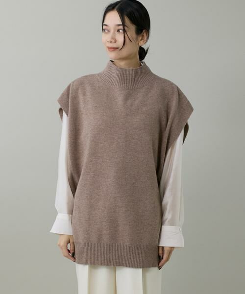 INED / イネド マフラー・ショール・スヌード・ストール | 2WAYハイネックニットジレ | 詳細12