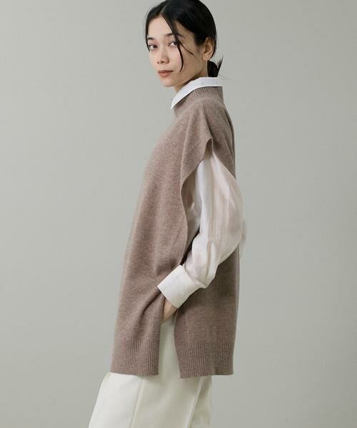 INED / イネド マフラー・ショール・スヌード・ストール | 2WAYハイネックニットジレ | 詳細13