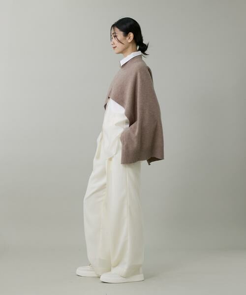 INED / イネド マフラー・ショール・スヌード・ストール | 2WAYハイネックニットジレ | 詳細3