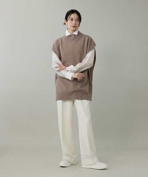 INED / イネド マフラー・ショール・スヌード・ストール | 2WAYハイネックニットジレ | 詳細5