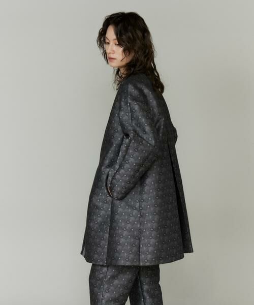 INED / イネド その他アウター | ノーカラーAラインコート | 詳細10