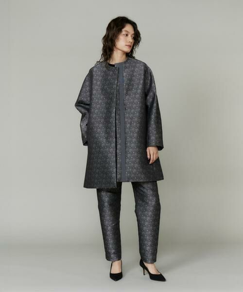 INED / イネド その他アウター | ノーカラーAラインコート | 詳細4