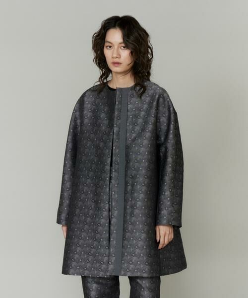 INED / イネド その他アウター | ノーカラーAラインコート | 詳細8
