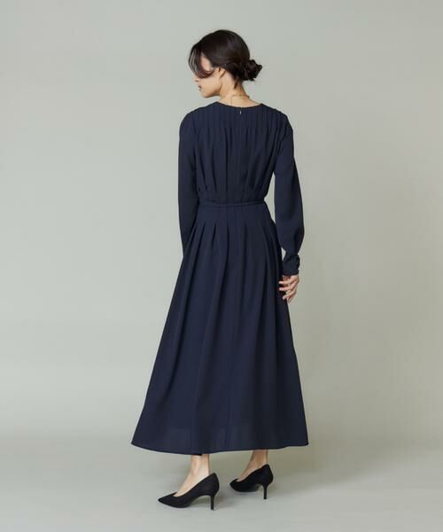 INED / イネド ミニ丈・ひざ丈ワンピース | ピンタックデザインワンピース | 詳細9