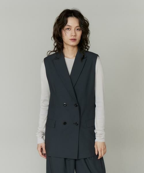 INED / イネド ベスト | ダブルブレストジレ | 詳細10