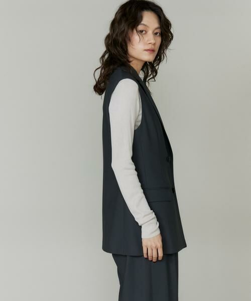 INED / イネド ベスト | ダブルブレストジレ | 詳細11