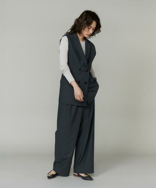 INED / イネド ベスト | ダブルブレストジレ | 詳細3