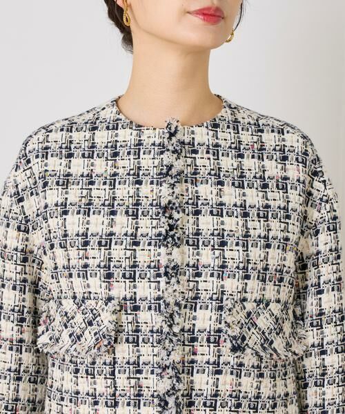 INED / イネド その他アウター | LINTONノーカラージャケット | 詳細10