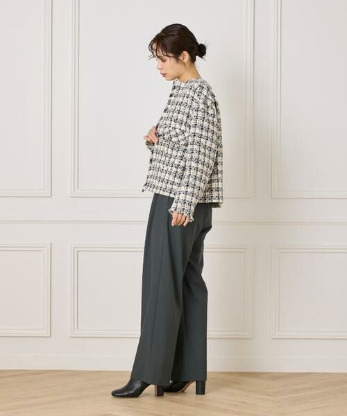 INED / イネド その他アウター | LINTONノーカラージャケット | 詳細5