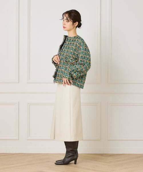 INED / イネド その他アウター | LINTONノーカラージャケット | 詳細4