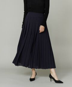 INED / イネド ミニ・ひざ丈スカート | アシンメトリープリーツスカート　