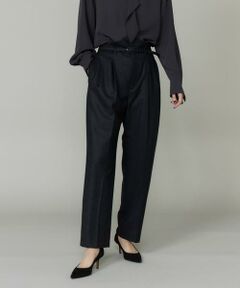 INED / イネド スラックス・ドレスパンツ | ハイウエストベルト付きパンツ