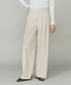 INED / イネド その他パンツ | フェイクスエードタックワイドパンツ